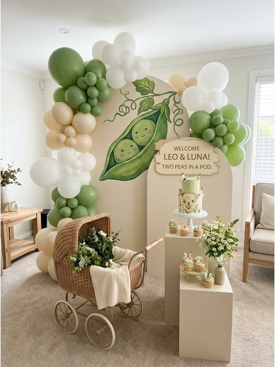 Small Party Dessert twin baby shower ideas