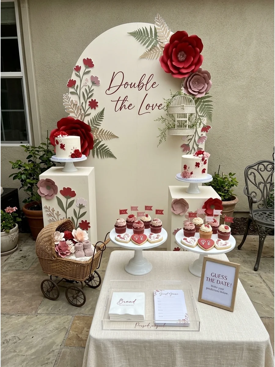 Easy Guest Game twin baby shower ideas