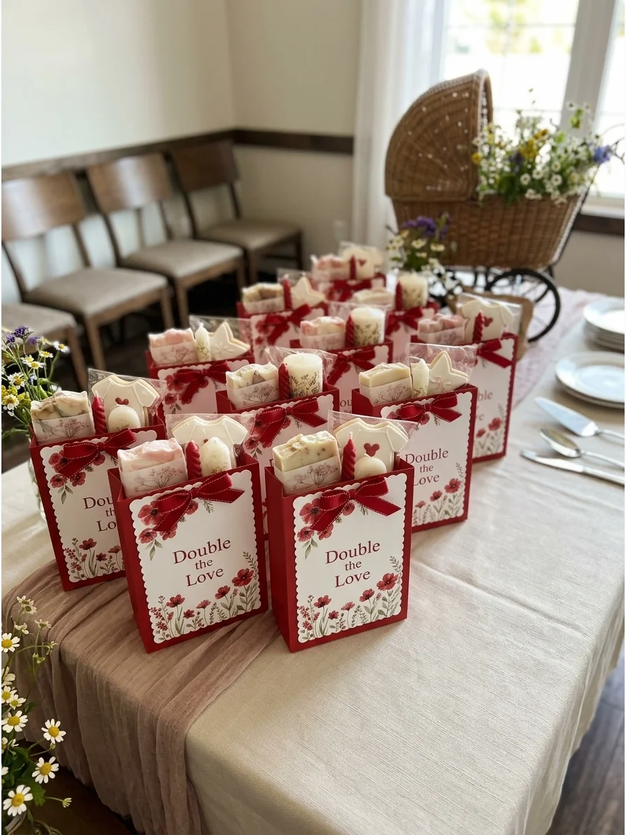 Main Party Table twin baby shower ideas