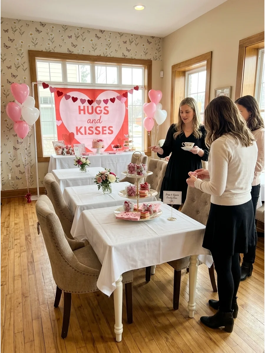 Hugs and Kisses Baby Shower support view 1