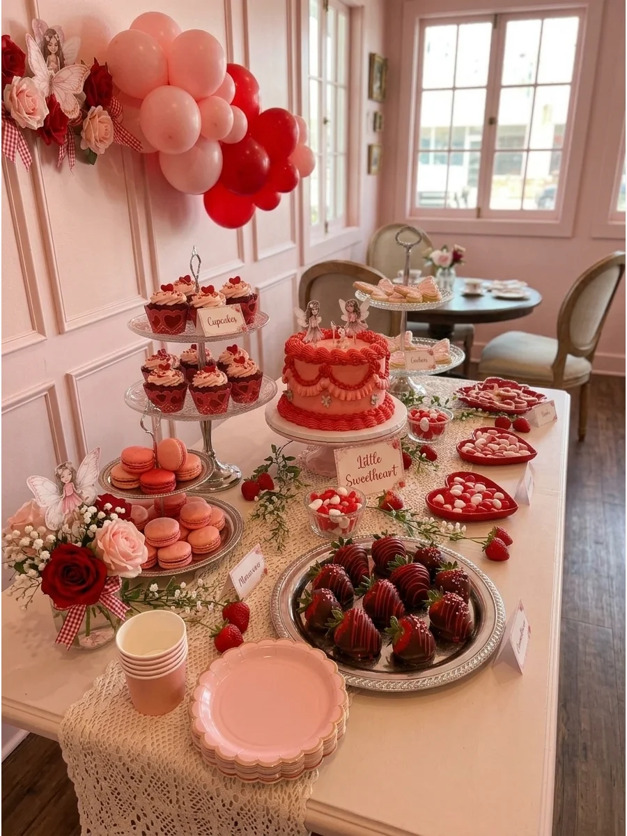Sweetheart Dessert Table support view 1