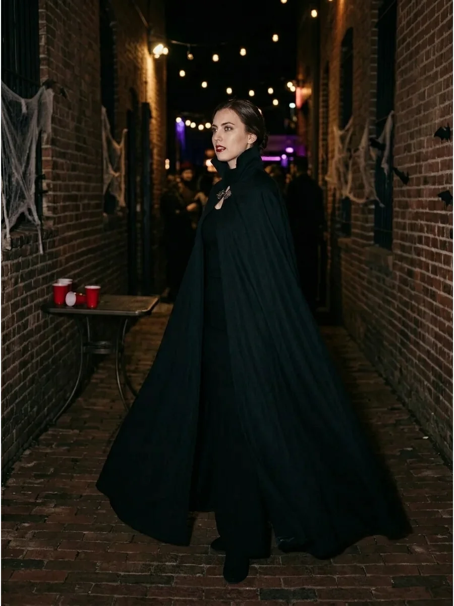 Black Cape Vampire support view 1
