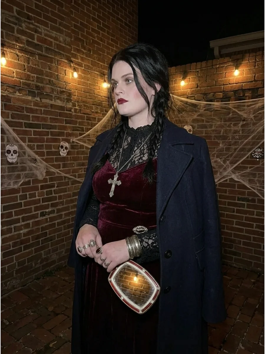 Thrifted Vampire Costume support view 1