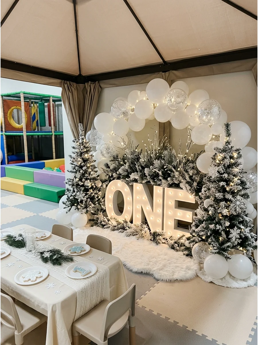 Weather Backup Plan 1st birthday party ideas winter