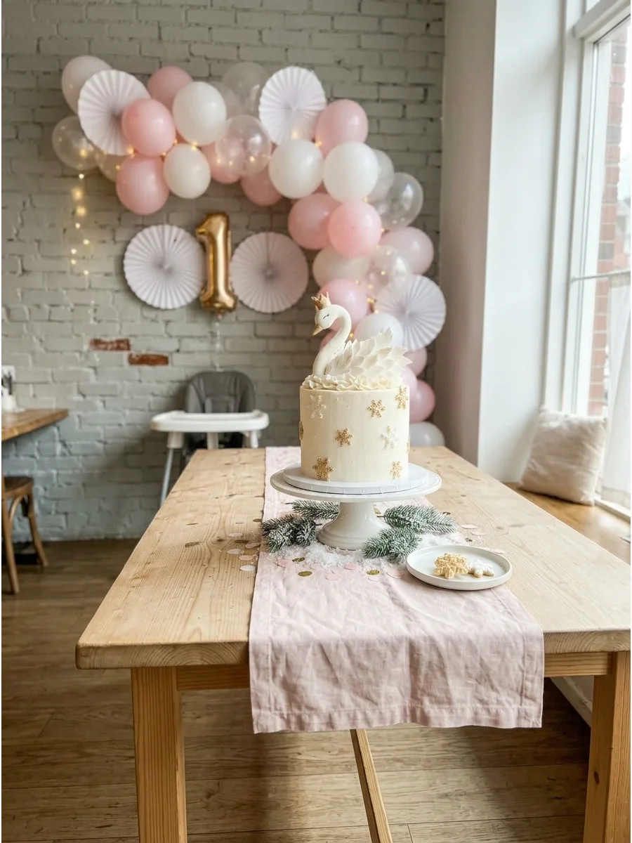 Winter Swan First Birthday support view 1