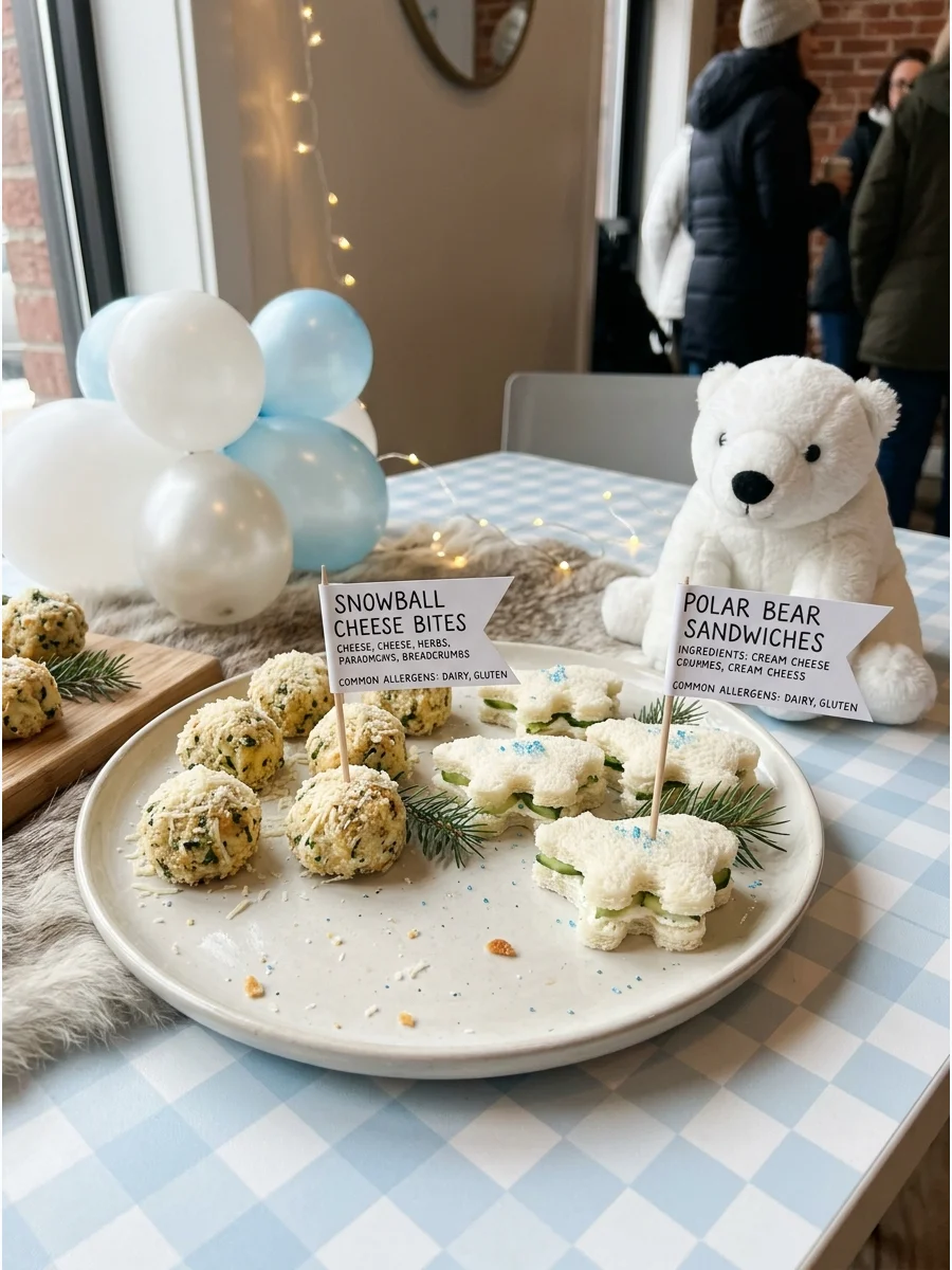 Easy Savory Snack 1st birthday party ideas winter