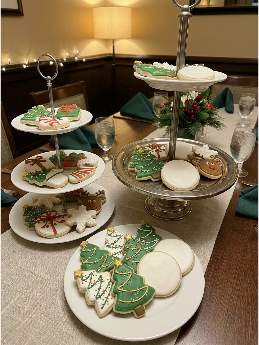 Christmas Cookie Birthday Table support view 1