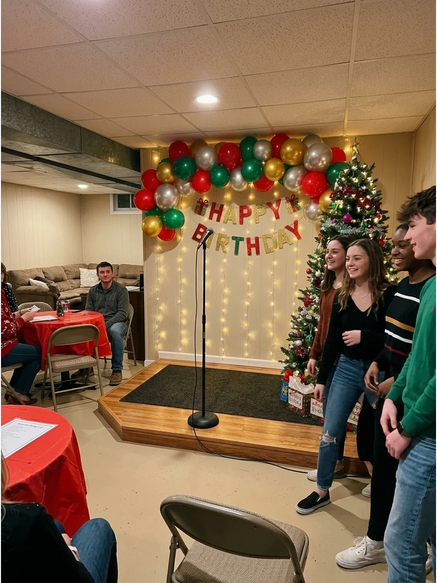 Christmas Karaoke Birthday Party support view 1