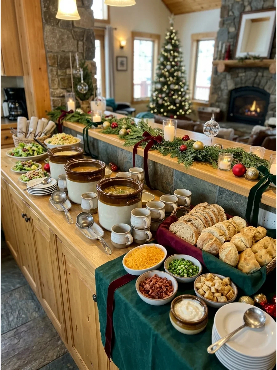 Cozy Christmas Soup and Bread Bar support view 1