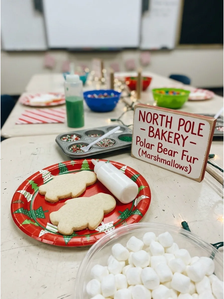North Pole Cookie Decorating Party support view 1
