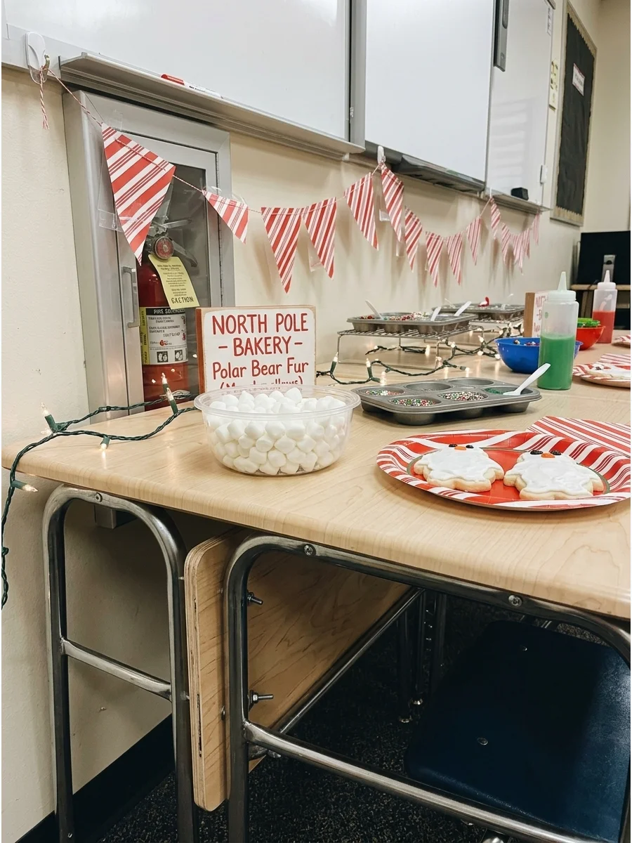 North Pole Cookie Decorating Party support view 2