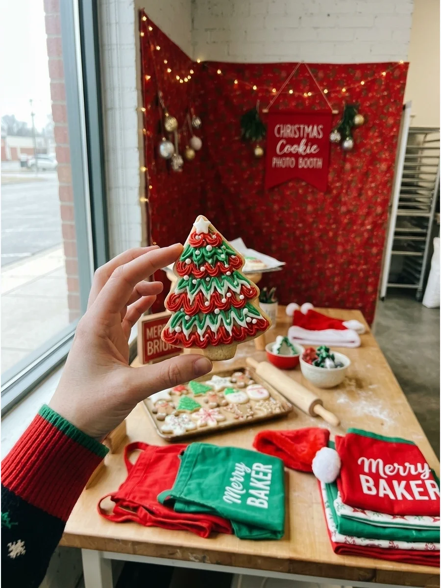 Christmas Cookie Photo Booth support view 1
