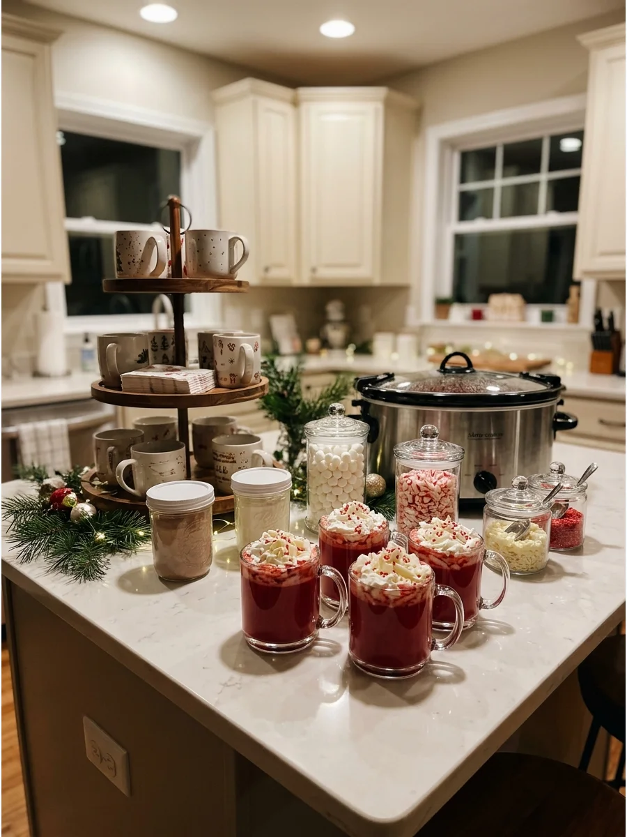 Hands-On Activity Christmas hot cocoa bar