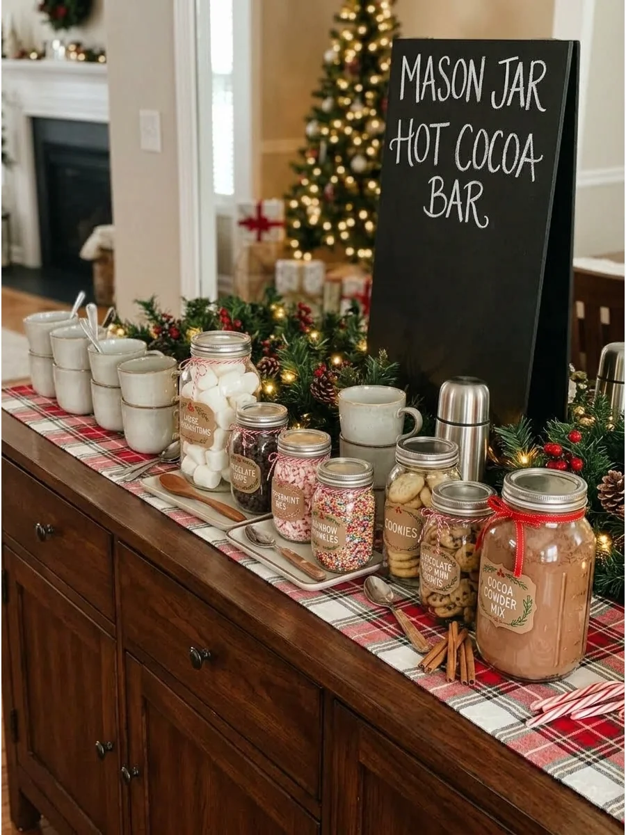 Mason Jar Hot Cocoa Bar support view 1