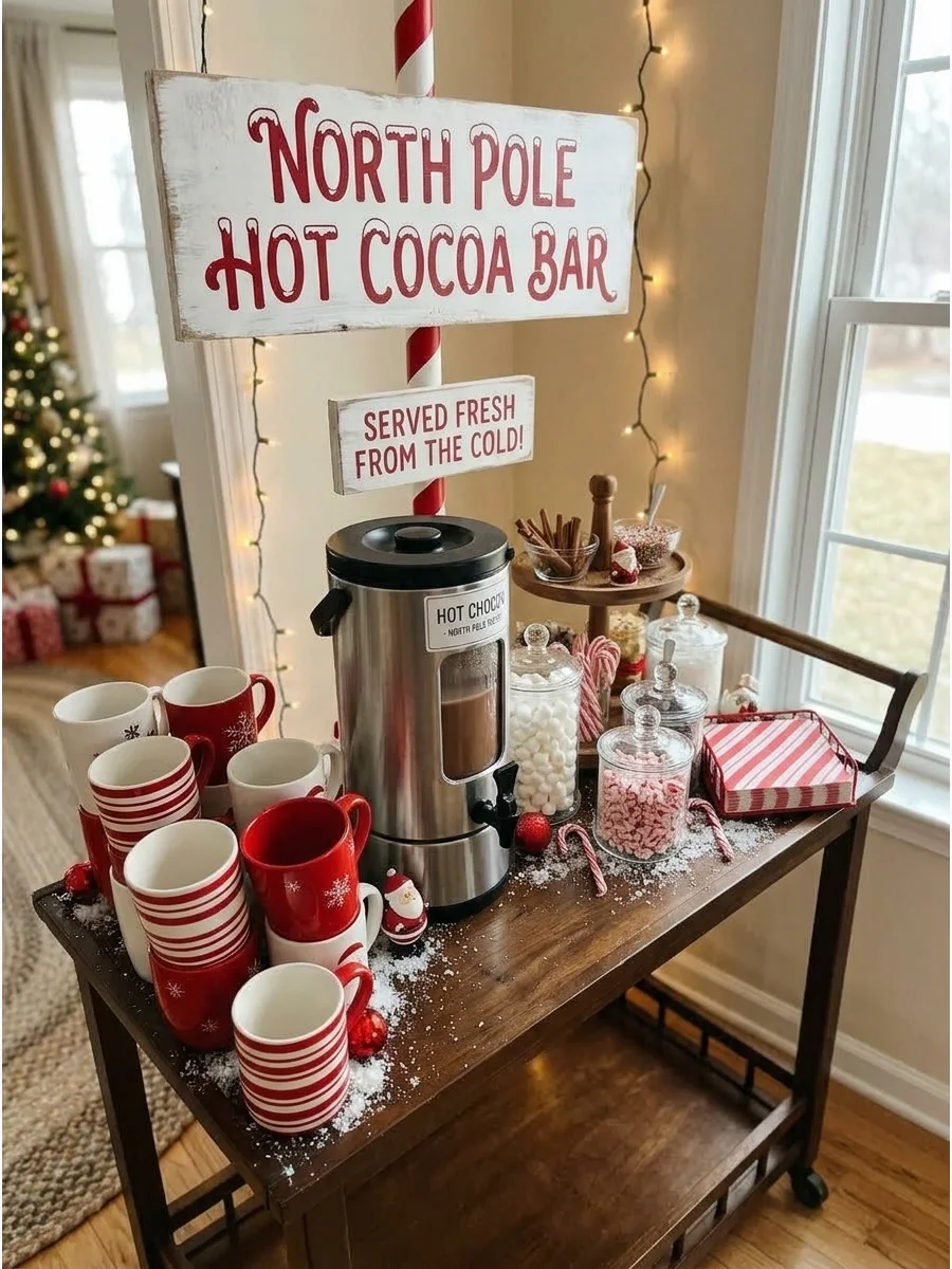 North Pole Hot Cocoa Bar support view 1
