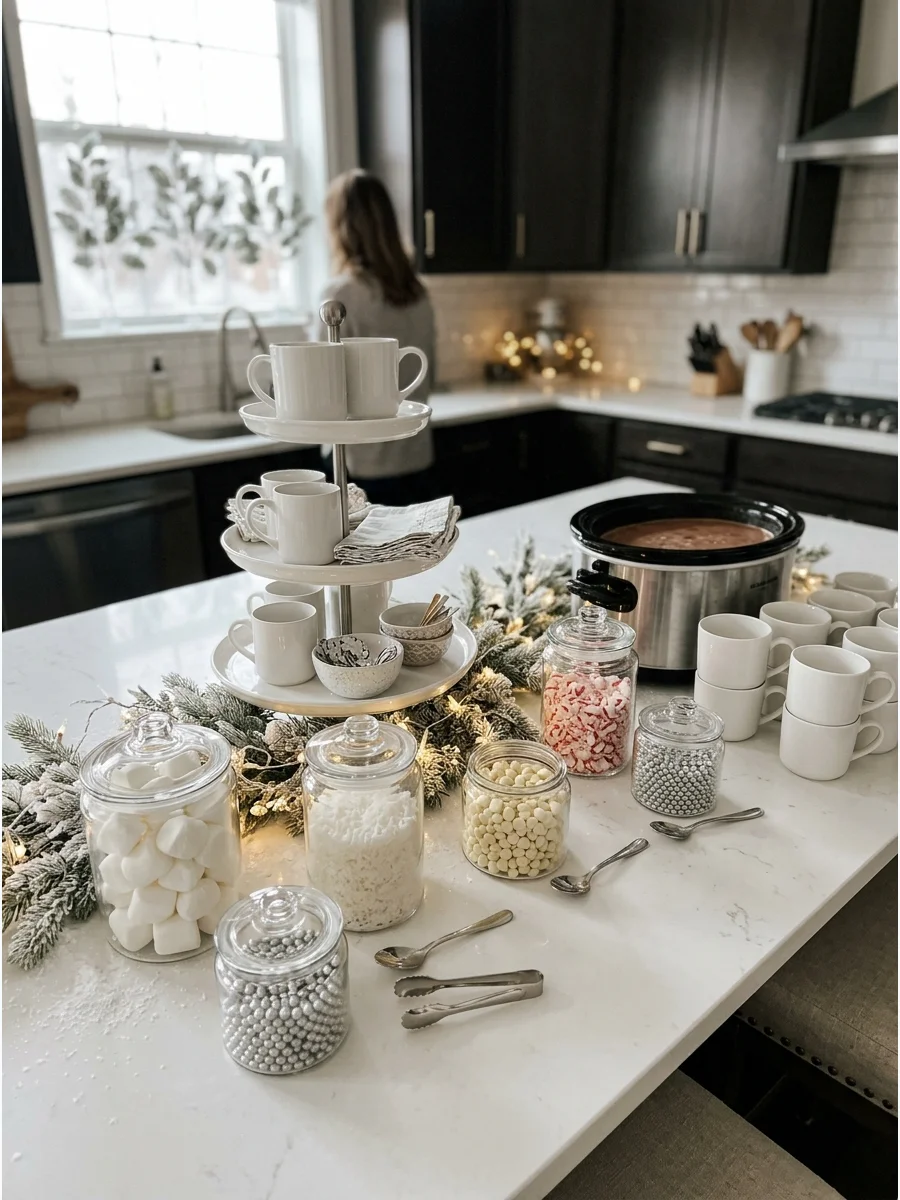 Hands-On Activity Christmas hot cocoa bar