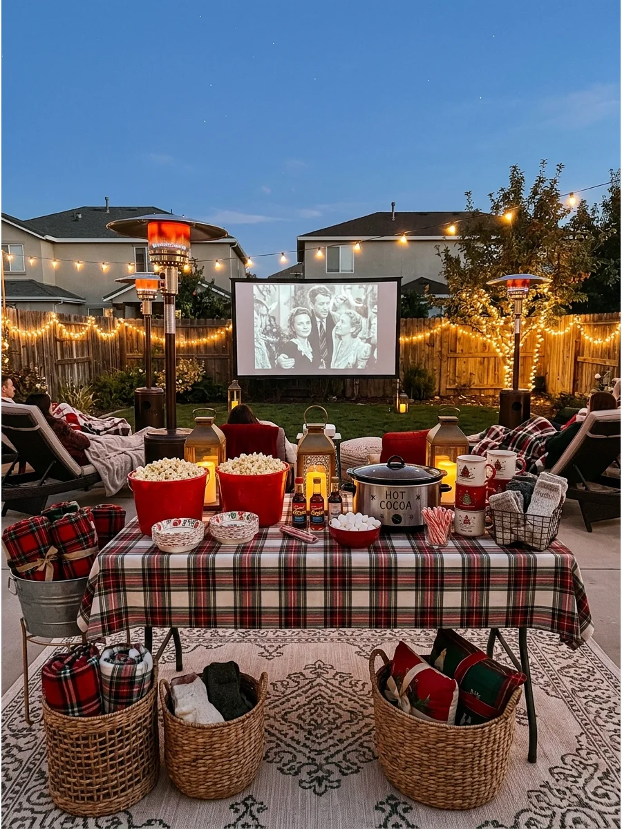 Hands-On Activity Christmas movie night party