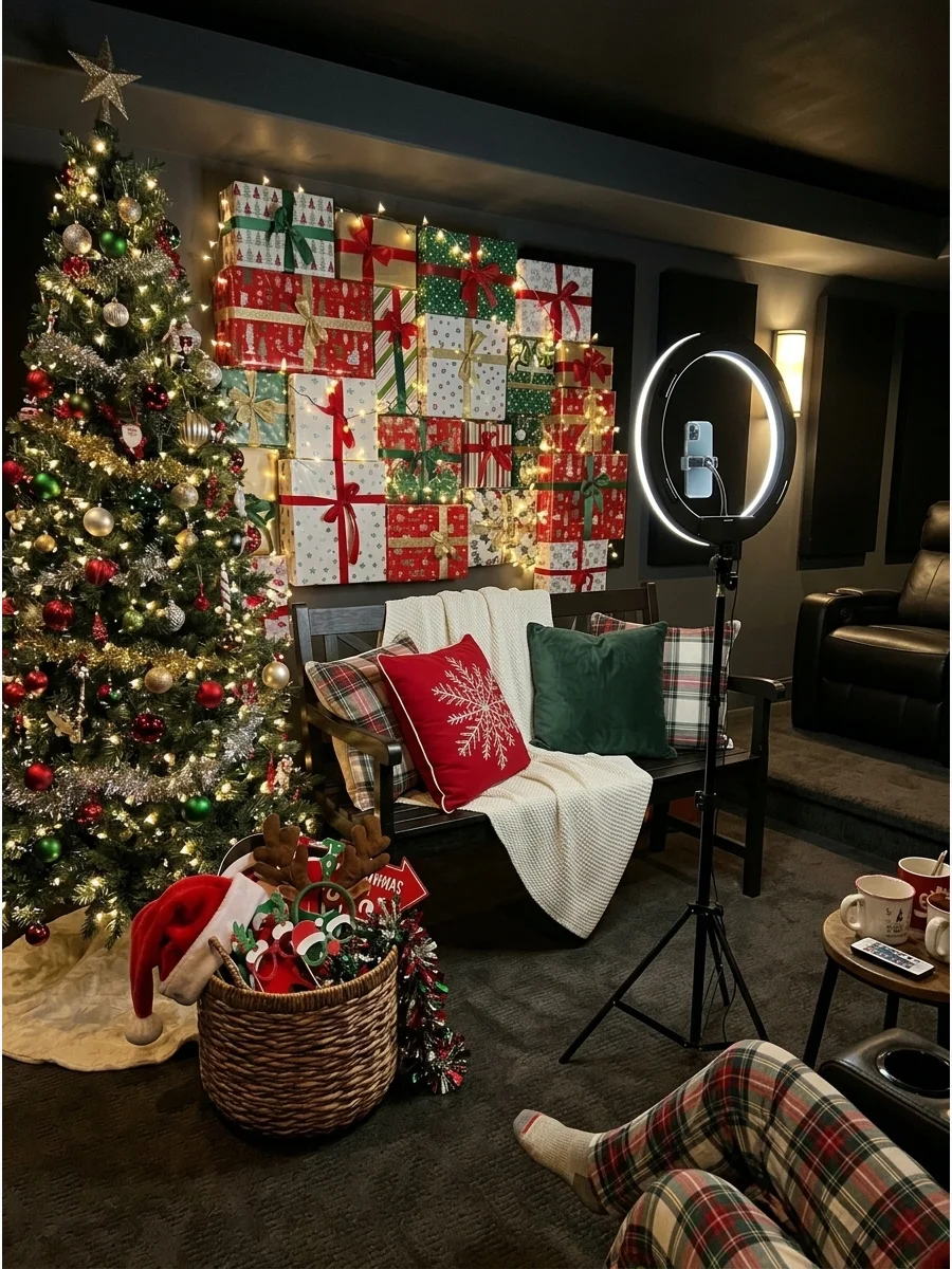 Christmas Pajama Photo Booth support view 1