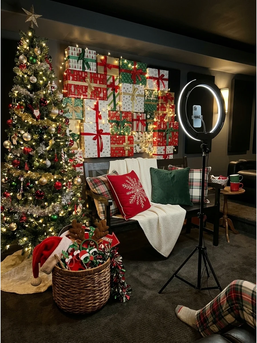 Christmas Pajama Photo Booth support view 2