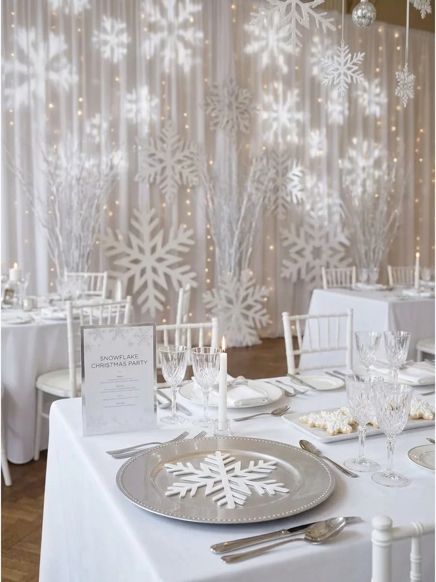 Snowflake Christmas Party support view 1