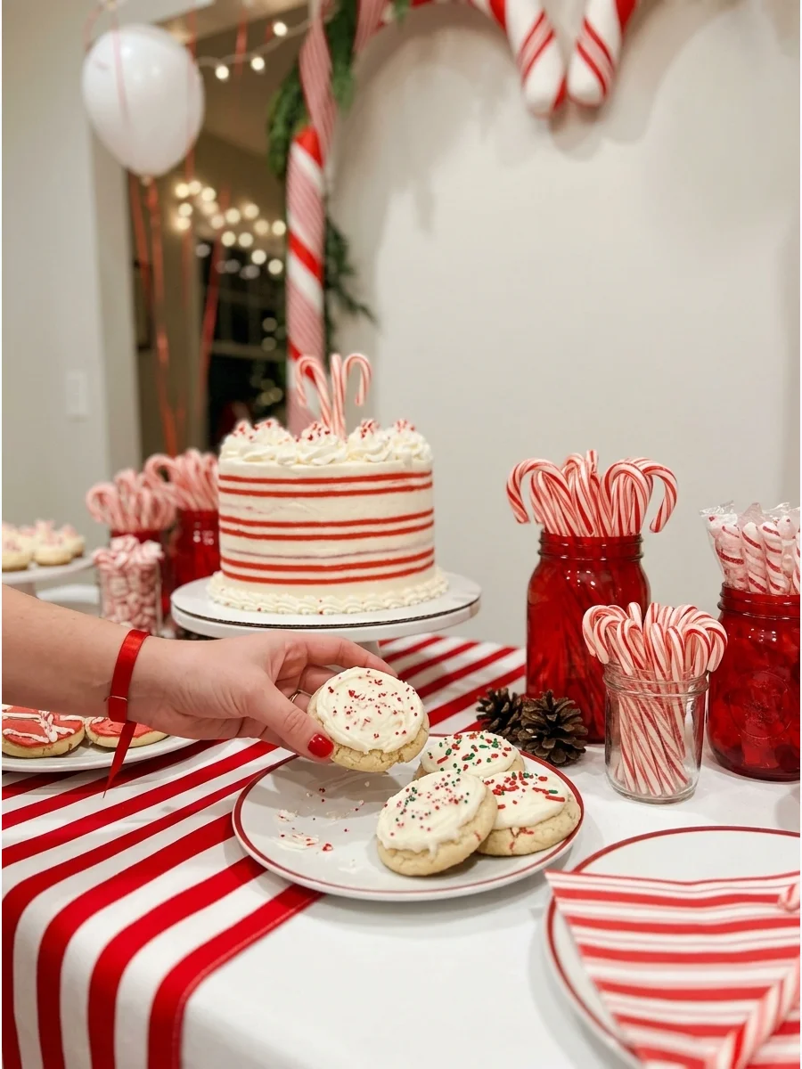Candy Cane Christmas Party support view 1