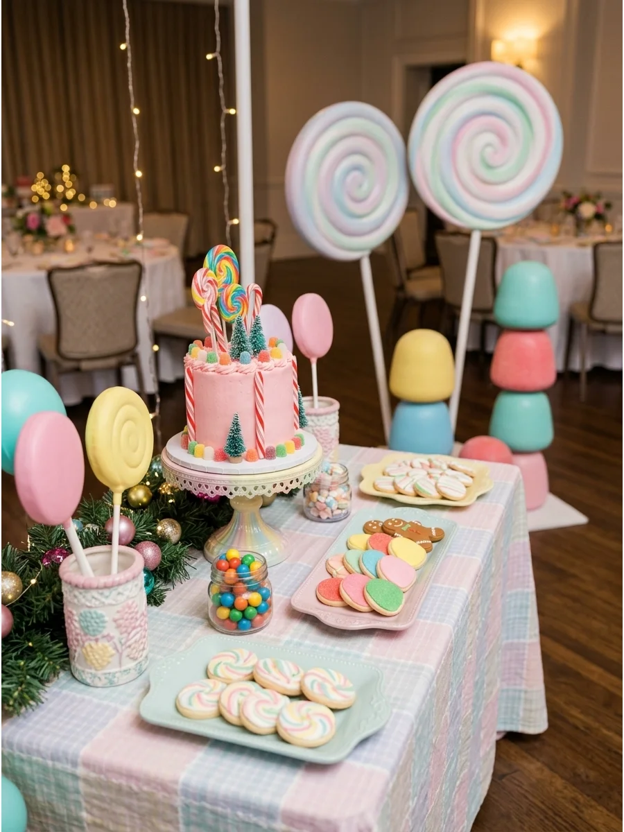 Christmas Candyland Party support view 1