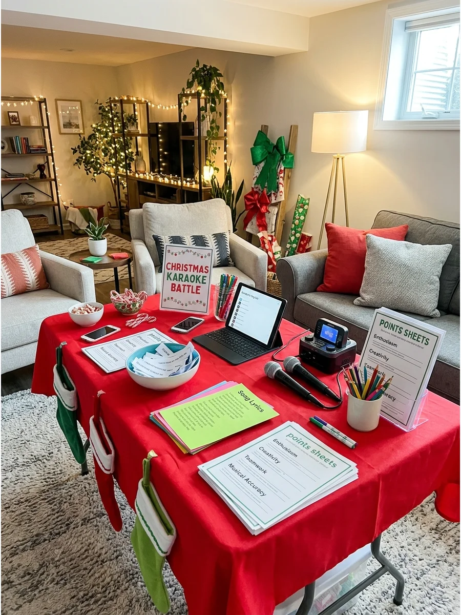 Guest Activity Christmas party games for teens