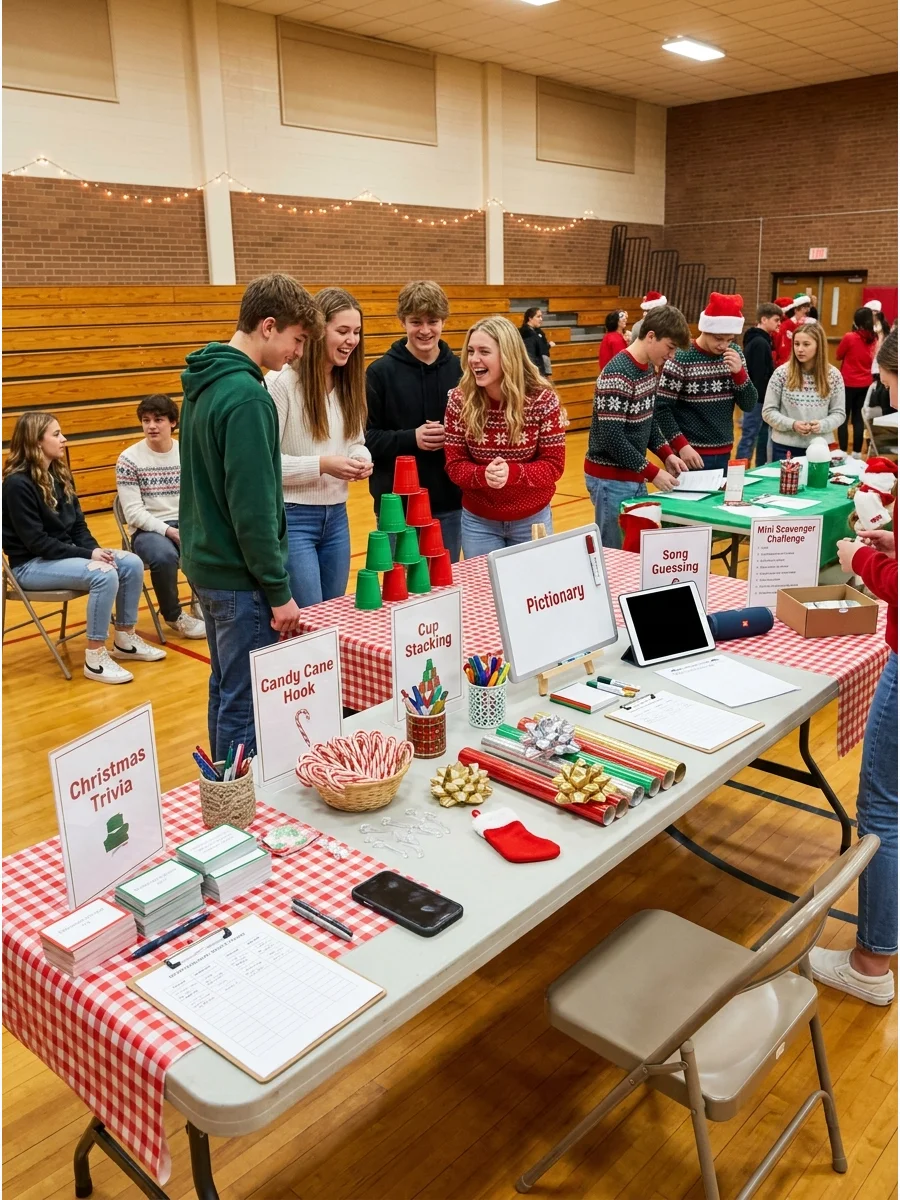 Guest Activity Christmas party games for teens