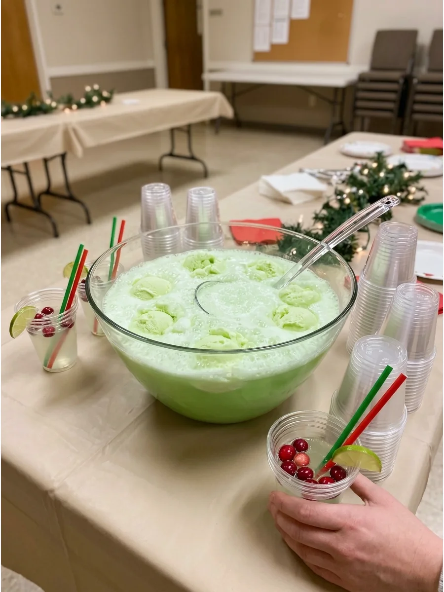 Lime Sherbet Christmas Punch support view 1