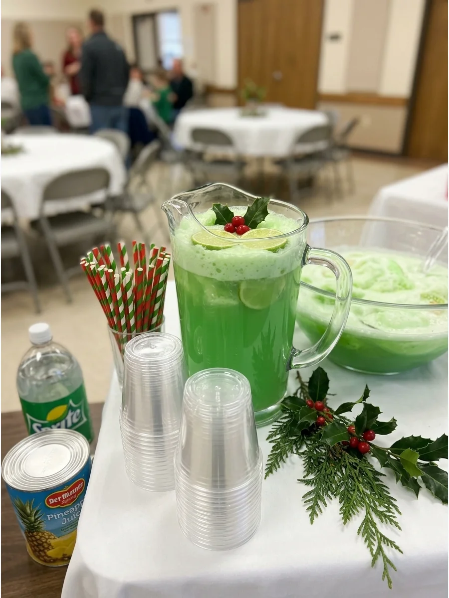 Pineapple Lime Christmas Punch support view 2
