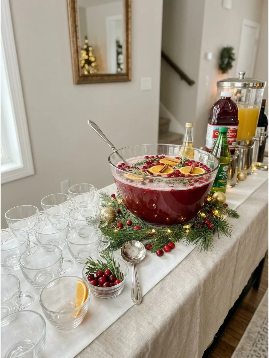Cranberry Pineapple Christmas Punch support view 1