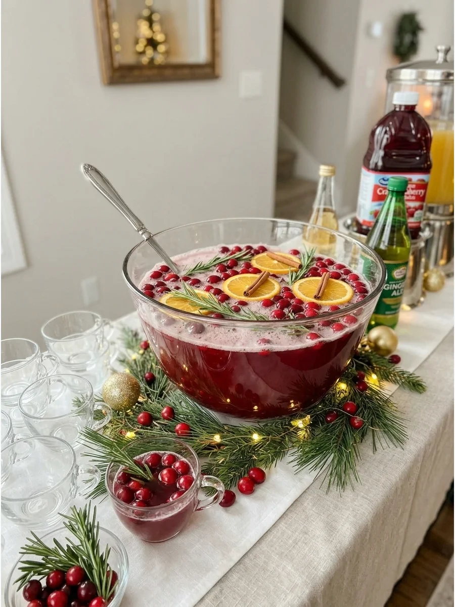 Cranberry Pineapple Christmas Punch support view 2