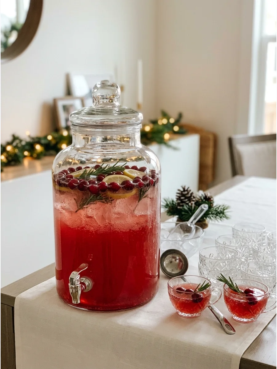Batch Drink Dispenser christmas punch recipes