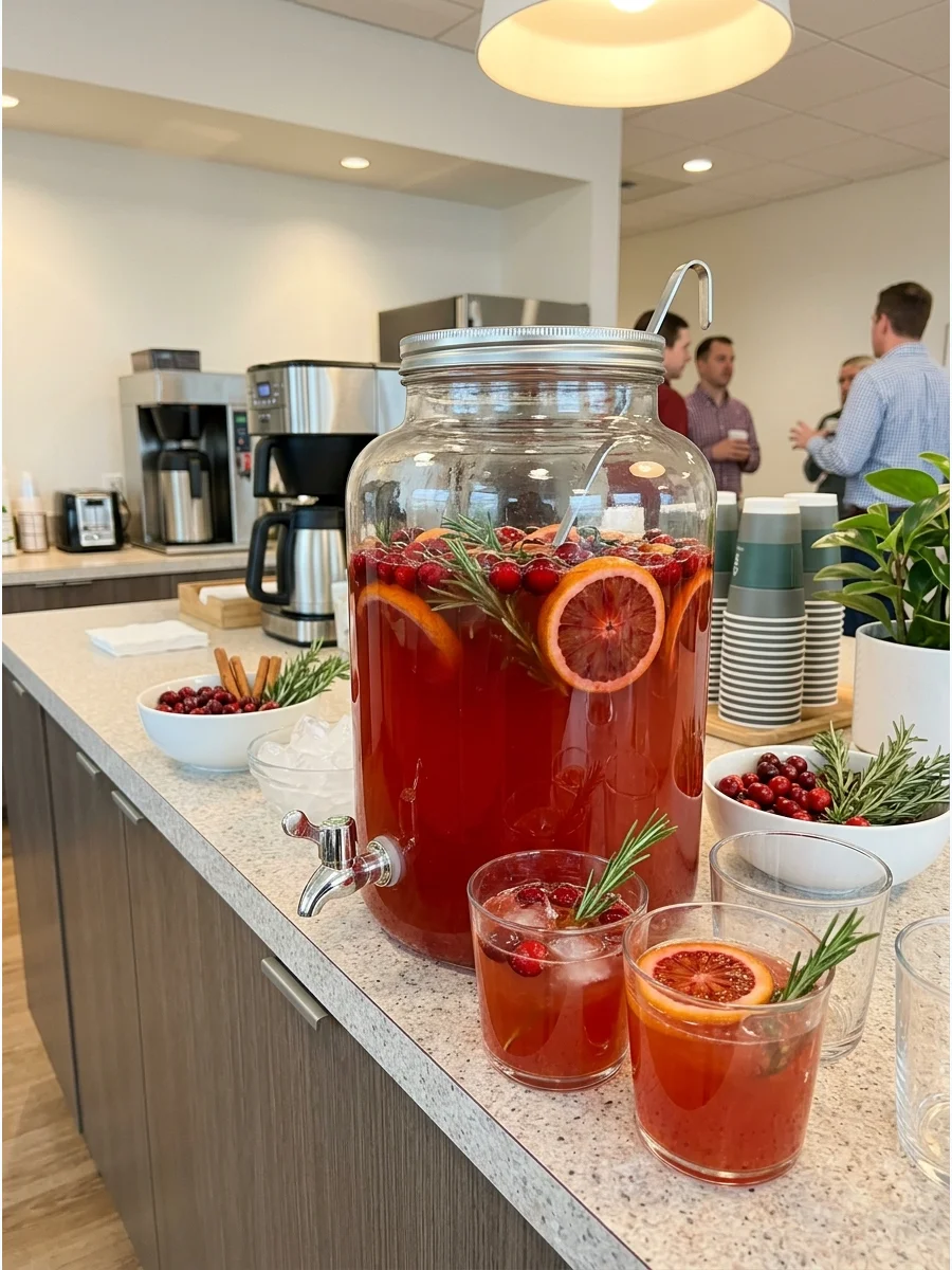 Batch Drink Dispenser christmas punch recipes