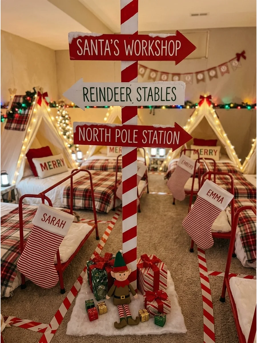 North Pole Christmas Sleepover support view 1