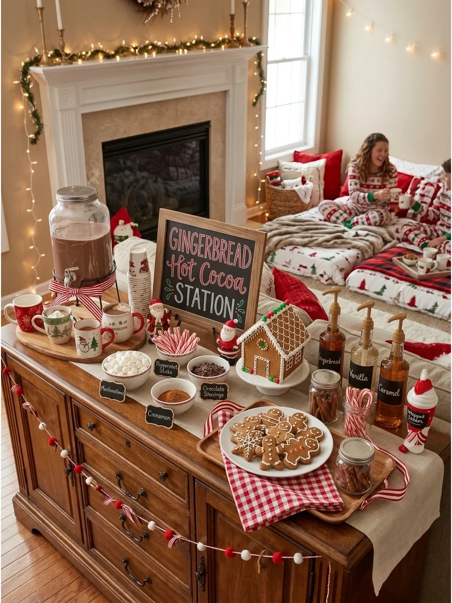 Gingerbread Hot Cocoa Station support view 1