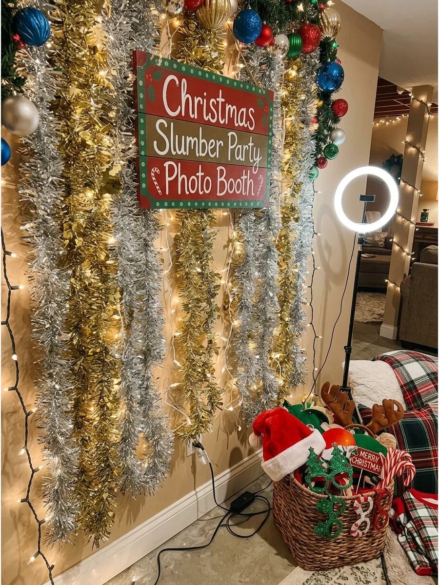 Christmas Slumber Party Photo Booth support view 2