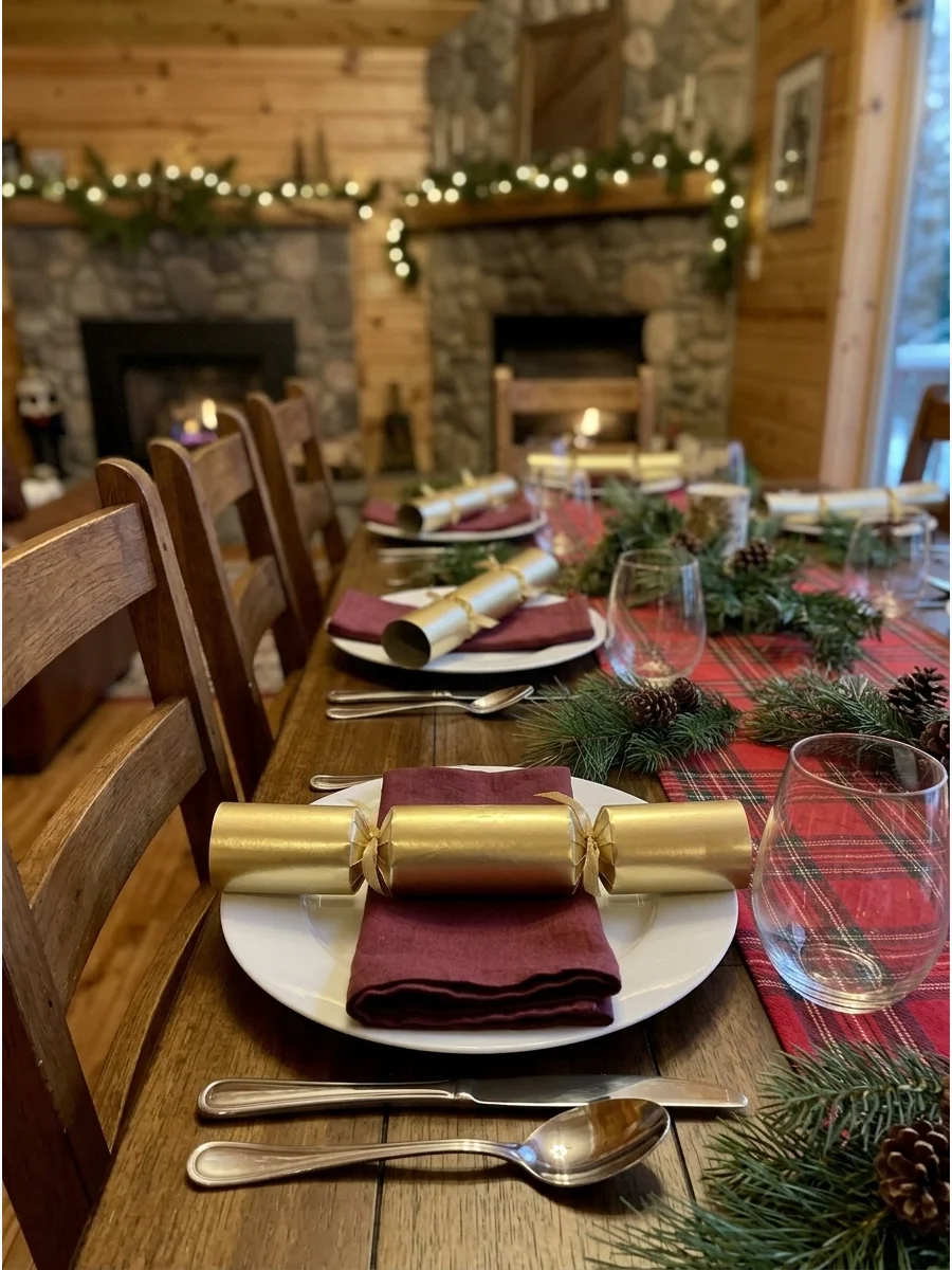 Christmas Cracker Place Settings support view 1