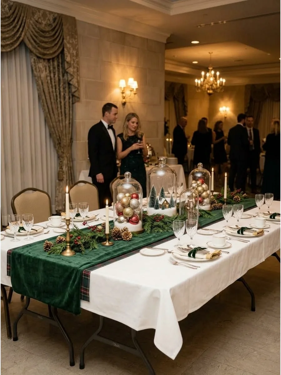 Ornament Cloche Christmas Table support view 1