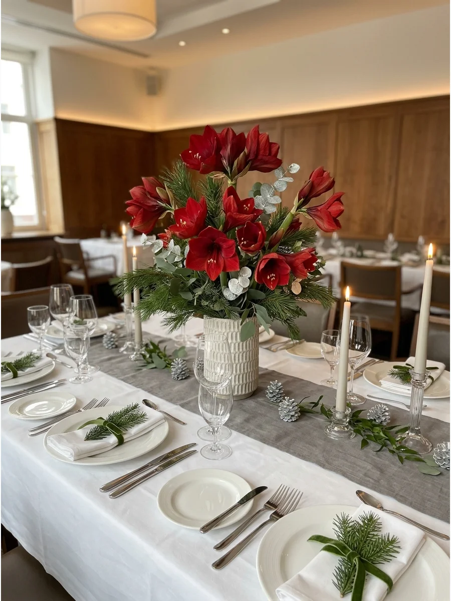 Table Setup Christmas table settings