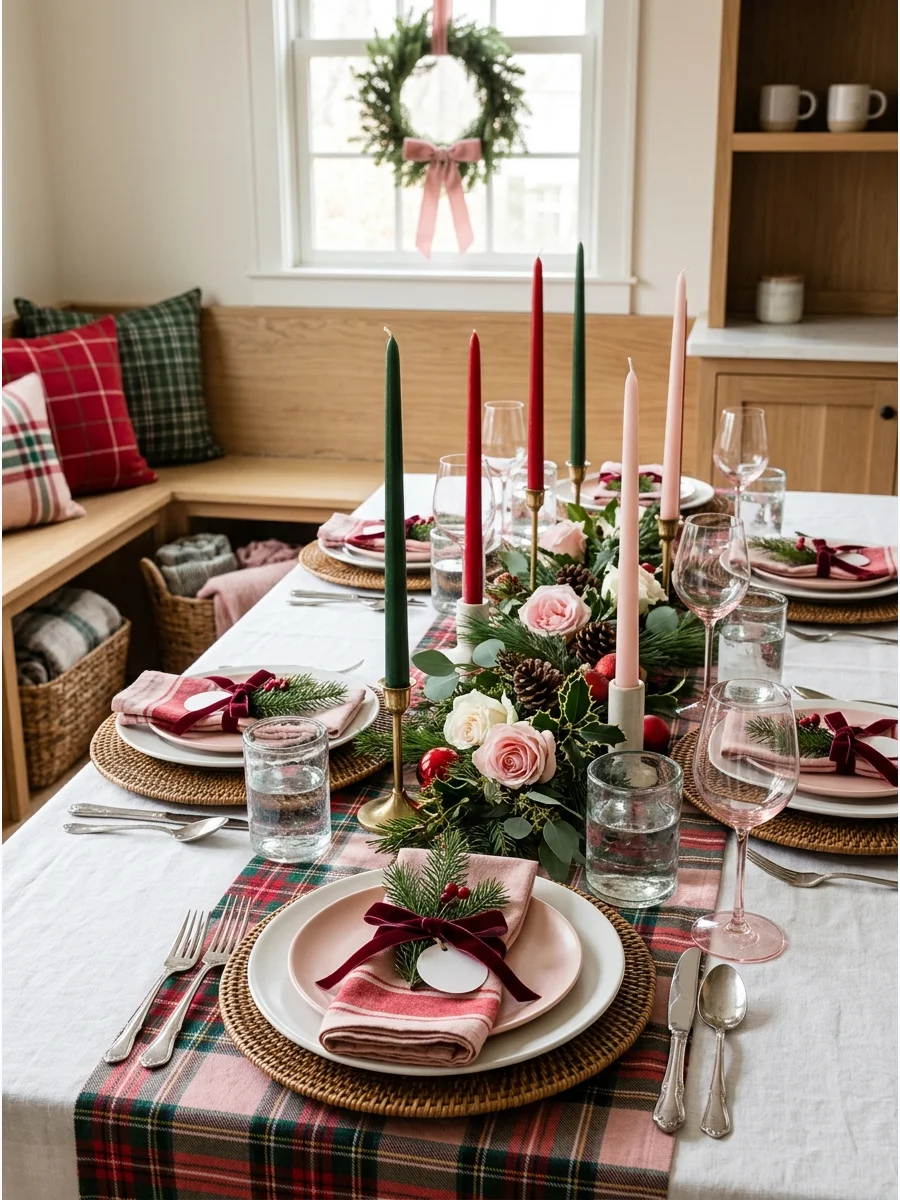 Table Setup Christmas table settings