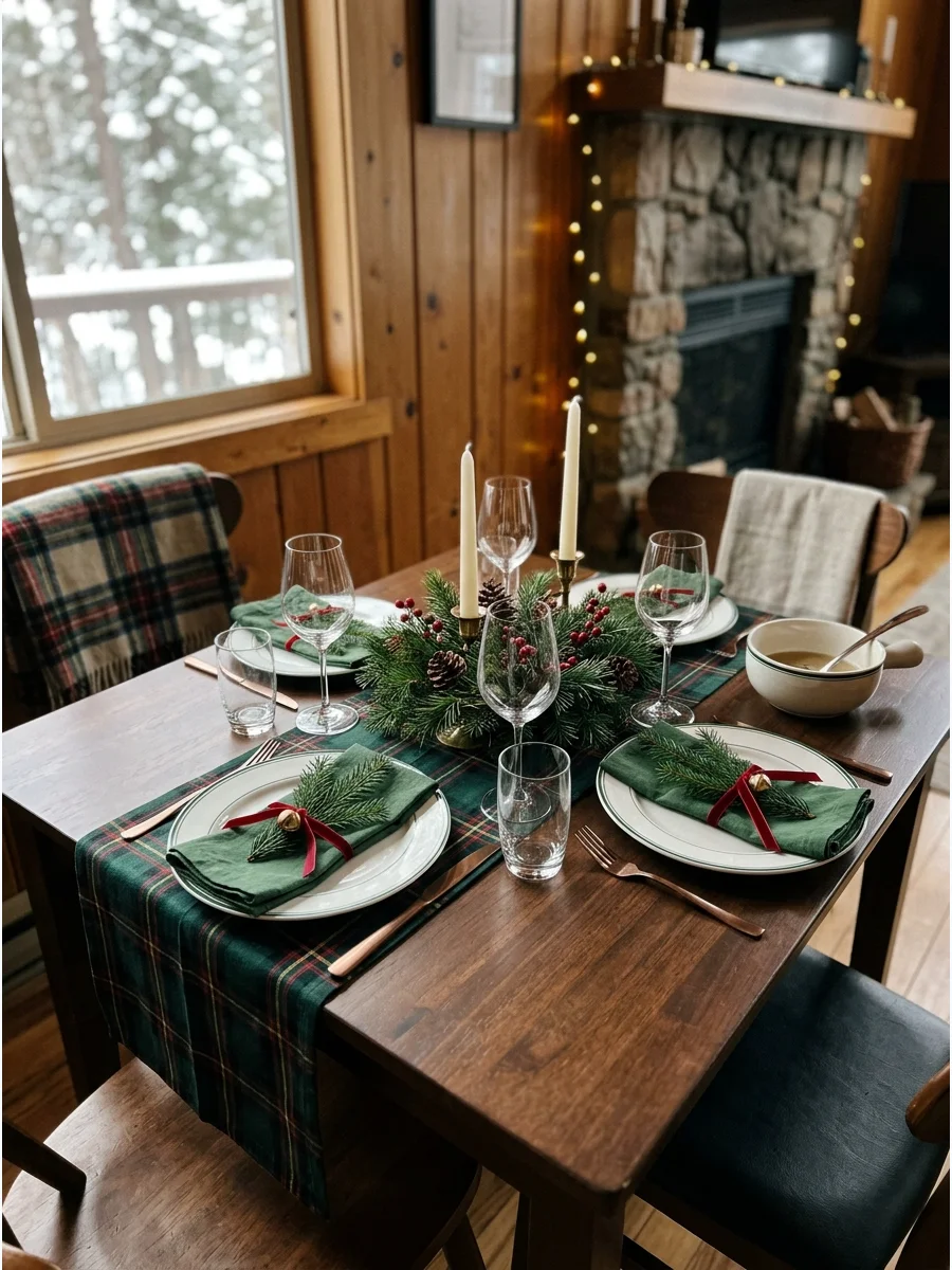 Table Setup Christmas table settings
