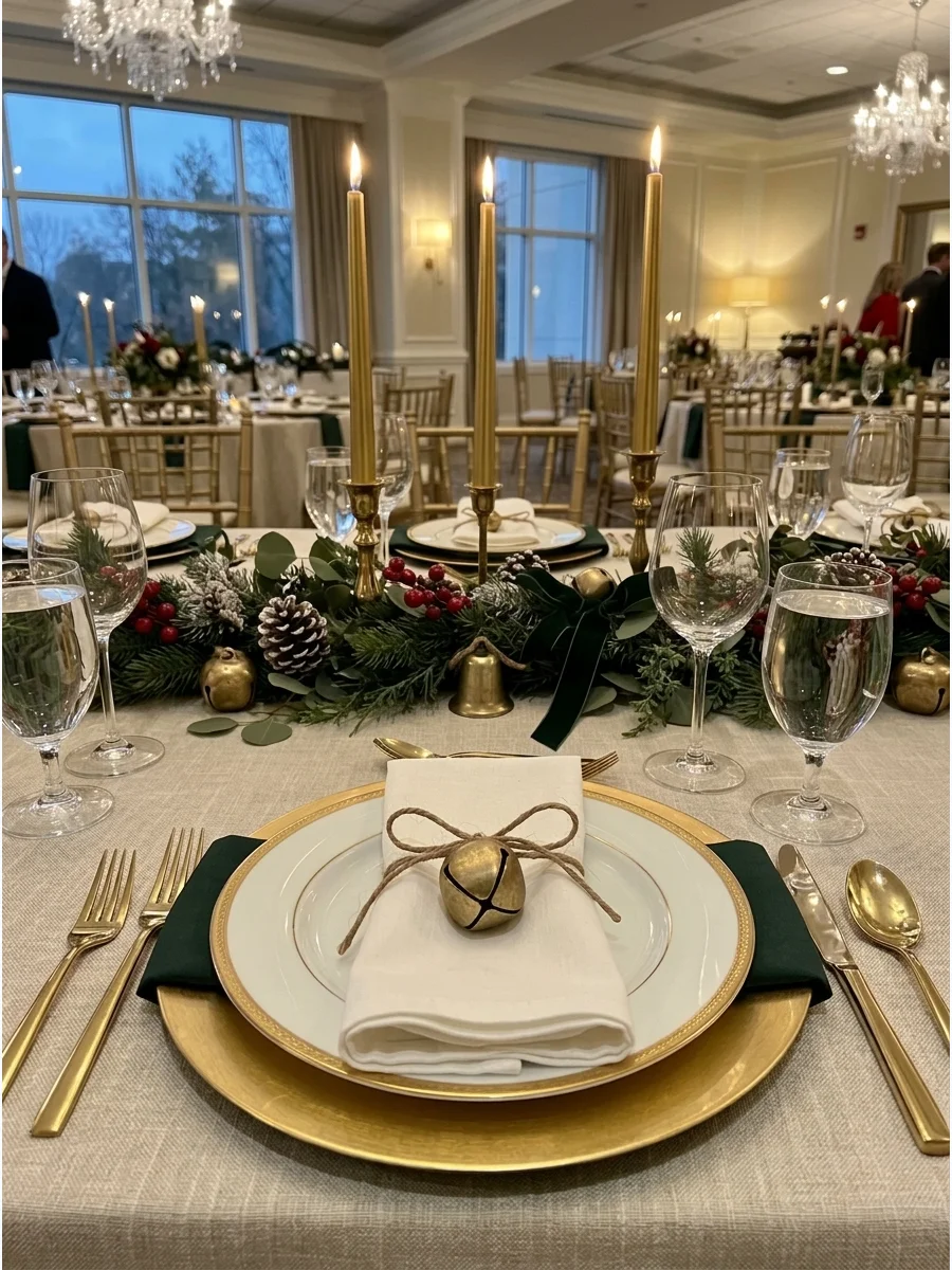 Christmas Bells Table Setting support view 1