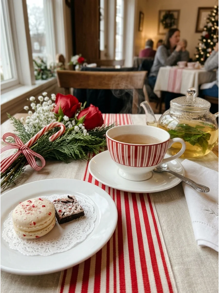 Candy Cane Christmas Tea Party support view 1