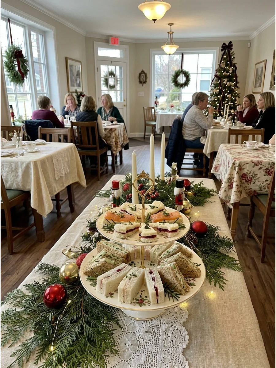 Comfortable Seating Plan christmas tea party