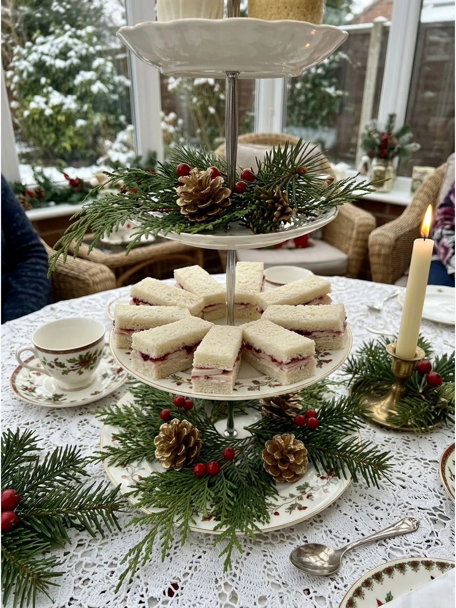 Weather Backup Plan christmas tea party