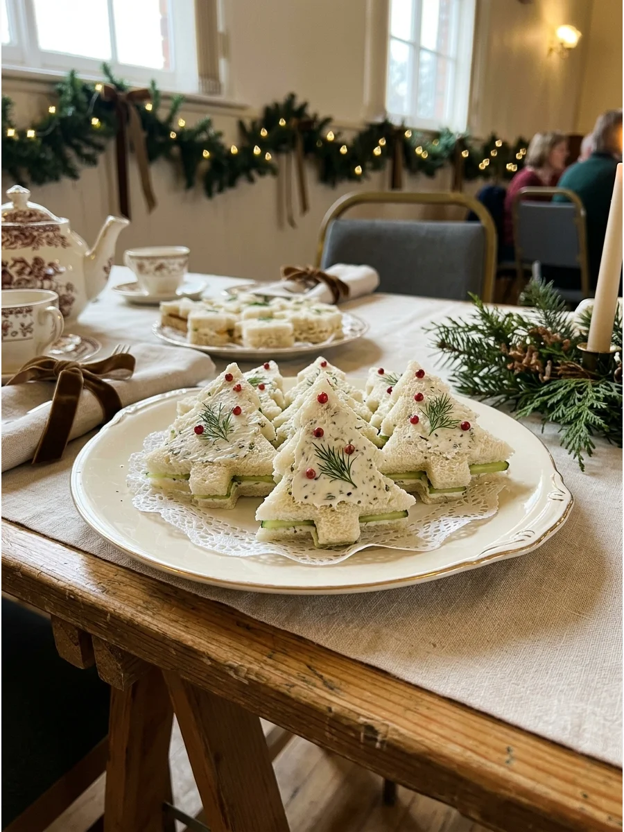 Simple Cleanup Station christmas tea party