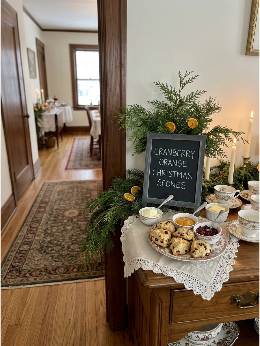Simple Welcome Detail christmas tea party