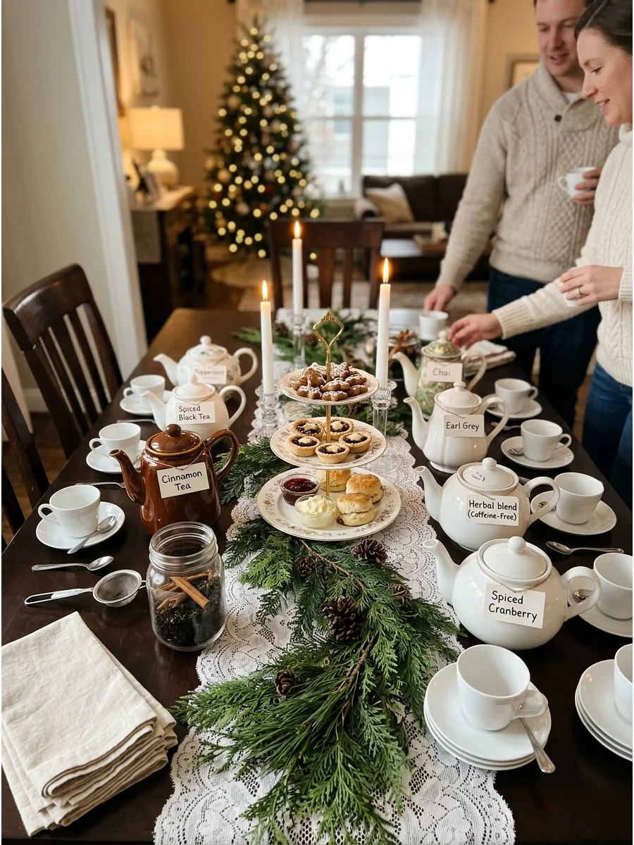 Hands-On Activity christmas tea party