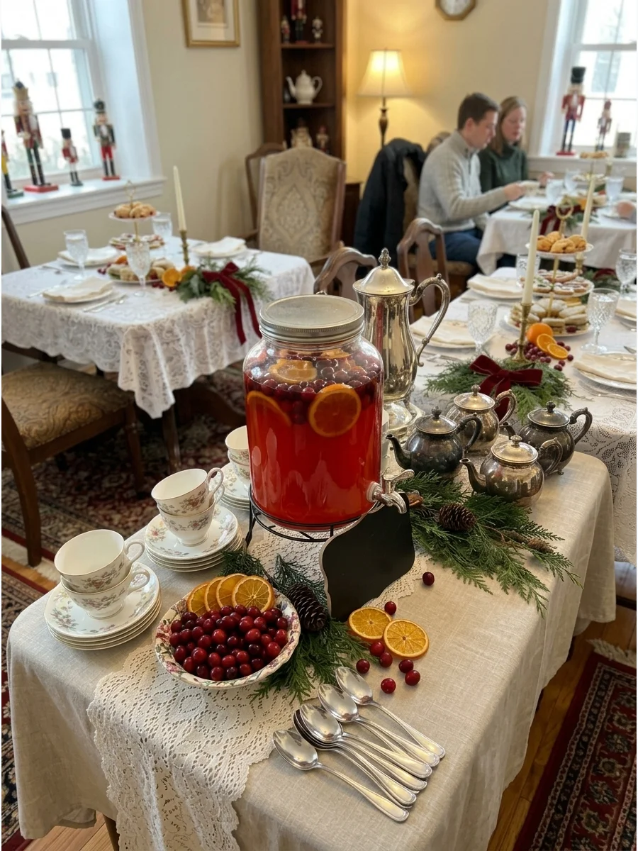 Cranberry Orange Holiday Tea support view 1